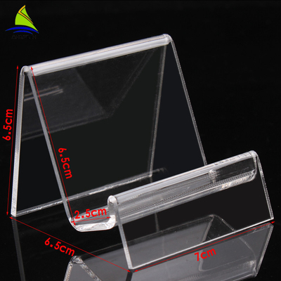 Transparante Acryl van de de Telefoonvertoning van de Winkelvertoning Acryl Mobiele de Houderstribune
