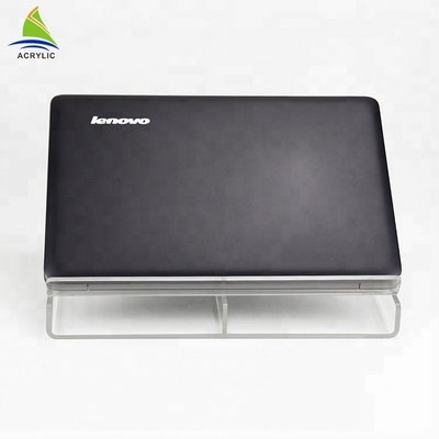 Aangepaste Acryl van het de Manierontwerp van de Winkelvertoning de Desktop Acryllaptop Duidelijke Tribune