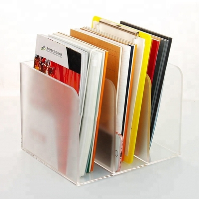 De Houdersoem van de plexiglas de Acrylbrochure Druk van de het Gevalserigrafie van het Ontwerp Acrylboek