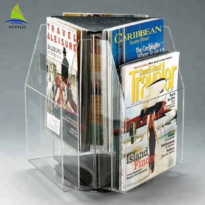 De Houdersa4 A5 Countertop van de manier de Duidelijke Acrylbrochure Houder van de Informatiebrochure