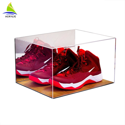 Promotie Grote Acryl de Doos van de Tennisschoenvertoning/Acryl de Vertoningstribunes van Nike