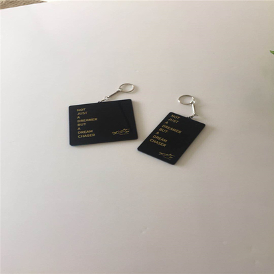 Manier Gedrukte Douane Acrylkeychains voor de Reclame van Giften Gemakkelijk schoon te maken