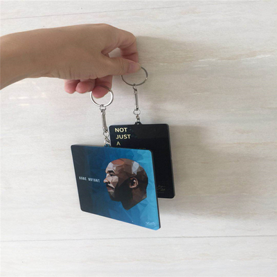 Manier Gedrukte Douane Acrylkeychains voor de Reclame van Giften Gemakkelijk schoon te maken