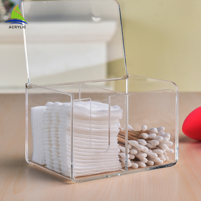 Huishouden de Acryl van de Katoenen Houder Stootkussenzwabber/de Plastic van de Katoenen Doos Zwabberopslag