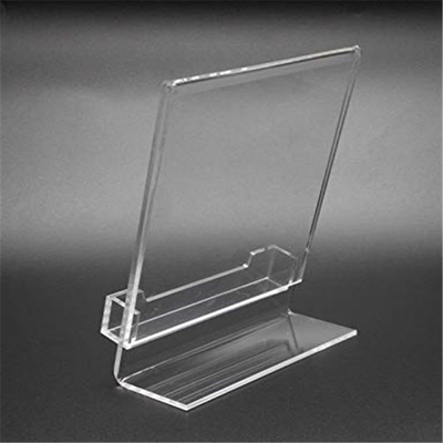 5 &quot; X 7“ Houder van het het Tussenvoegselteken van het Perspexplexiglas de Acryl Gehelde met Visitekaartjezak