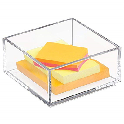 De aangepaste Duidelijke Houders van de Perspex4x6 Acrylbrochure/Document de Kleverige Houder van het Notastootkussen