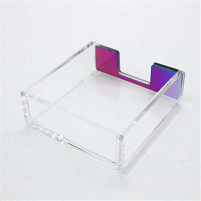 De aangepaste Duidelijke Houders van de Perspex4x6 Acrylbrochure/Document de Kleverige Houder van het Notastootkussen