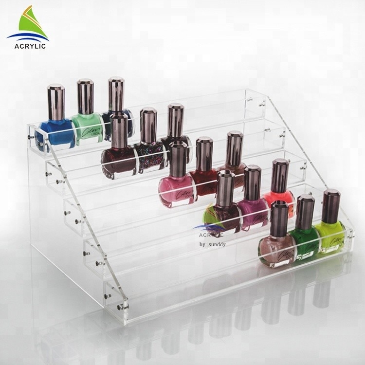 Van het het Winkelcomplex Acrylnagellak van de douane het Acryl Kosmetische Vertoning Rek van de de Etherische olievertoning